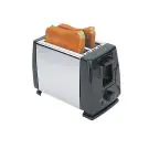 Тостер за хляб SAPIR SP 1440 BS, 750W, за 2 филийки, 6 степени, инокс, (18640)