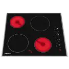 Плот за вграждане Hansa BHCI65123030, стъклокерамичен, 6000W, черен, (13808)