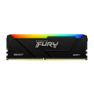 Памет Kingston FURY Beast Black RGB 32GB(2x16GB) DDR4 3600MHz CL18, (35936753)