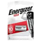 Батерия ENERGIZER CR123 Photo, Lithium, 3V, 1pk блистер, (35938262)