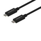 Кабел GIGABYTE USB Type-C мъжко към USB Type-C мъжко 3.2Gen, 1 м 10Gbp/s, (35935041)