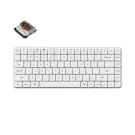 Геймърска механична клавиатура Keychron K3 Pro White QMK/VIA - Brown Brown, (35937175)