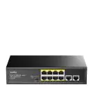 Суич Cudy FS1010P, 8 портов, 10/100, PoE+ Switch 120W, 2 x Uplink порта, (35935476)