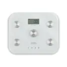 Дигитален кантар захранван от кинетична енергия CASO BodyEnergy Fit, 150кг, Анализ на тялото, LCD Дисплей, Бял, (20590)