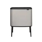 Кош за смет Brabantia Bo Touch 3x11L, Soft Grey, (35947054)
