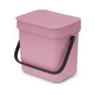 Кош за смет за разделно събиране Brabantia Sort&Go 3L, Lilac Pink, (35948494)