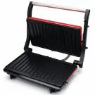 Сандвич тостер Panini Oliver Voltz OV51442R, 1000W, Незалепващи плочи, Отваряне на 180°, Тавичка за мазнина, Червен, (35948503)
