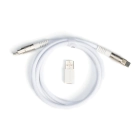 Кабел за клавиатура Keychron Double-Sleeved Geek - White, (35937722)