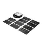 Уред за сандвичи и десерти Adler AD 3040, 1200W, 5 вида плочи, Незалепващо покритие, Черен/инокс, (9999AD3040)