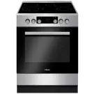 Готварска печка Hansa FCCX69493 със стъклокерамичен плот, 65L, Steam Cleaning, Инокс, (13847)