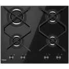 Готварски газов плот HANSA BHKS632590, 4 горелки, 9kW, Черен, (35922722)