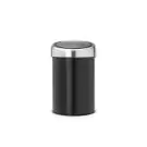 Кош за смет Brabantia Touch Bin 3L, Matt Black, (35945071)