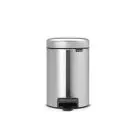 Кош за смет с педал Brabantia NewIcon 3L, Matt Steel, (35941070)