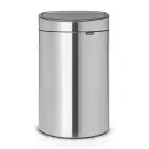 Кош за смет Brabantia Touch Bin New Recycle 23+10L, Matt Steel, (35946736)