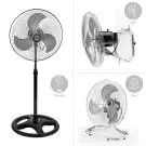 Вентилатор на стойка 18''Muhler FM-8138D 3в1, 70W, индустриален, на стойка, стена, под, (35941291)
