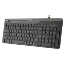 Жична клавиатура A4tech Fstyler FK25, Стойка за телефон, Кирилизирана, Черна, (35936290)
