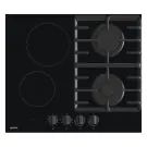 Комбиниран готварски плот за вграждане Gorenje GCE691BSC, 3000W, 60 cm, Черен, (13539)