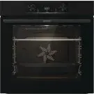 Готварска фурна за вграждане GORENJE BOP6737E02BK, 77 L, Пиролиза, Функция AirFry, Черен, (21350)