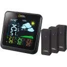 Цветна метеорологична станция Bresser National Geographic VA с 3 външни сензора, (18799)