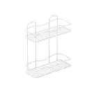 Поставка за баня TEKNO TEL BK-012W 2 нива бяло, (18586)