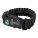 Черна гривна с кремъчна запалка Levenhuk LabZZ FL5, (79668)