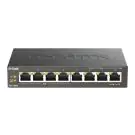 Суич D-Link DGS-1008P, 4x PoE + 4 x стандартни, 10/100/1000, Gigabit,, (35933557)