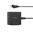 Универсална зарядна станция, 3 порта, USB-C / USB-A (PD), 5-20V/65W, 200017, (35936546)