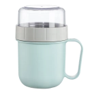 Купа за зърнени храни Xavax To Go, 2 отделения, 500 + 200 ml, пастелно синьо/сиво, (35935747)