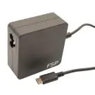 Универсално захранване(зарядно) за лаптоп FSP NB 65W, USB Type-C, Черен, (35934704)