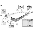Dunlop футболно игрище 426x36x235 см, (35944911)