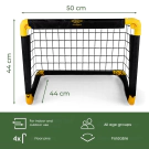 Umbro 2 бр сгъваеми футболни врати 55x44x44 см, (35948365)
