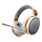 Геймърски безжични слушалки Dark Project Sono Wireless - White/Gold, (35939045)