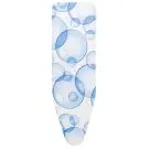 Калъф за маса за гладене Brabantia C 124x45cm, PerfectFlow Bubbles, (35940764)