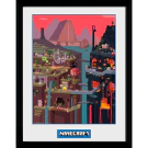 GBEYE MINECRAFT - Framed print 'World' (30x40), (35935654)