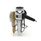 Поставка за сешоар TEKNO TEL DM-262B черен мат, (18297)
