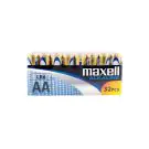Алкални батерии MAXELL LR6 1,5V AA 32 бр. pack, (35933220)