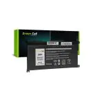 Батерия за лаптоп GREEN CELL, Dell WDXOR-H, Dell Inspiron 13 5368, 5378, 5379, 14 5482, 15 5565, 5567, 5568, 5570, 5578, 5579, 7560, 7570, 17 5770, 11.4V, 3400mAh, (35934382)