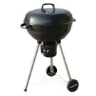 Барбекю на дървени въглища MasterGrill MG910, 46 см, Емайлирана стомана, Пепелник, 2 Колела, Черен/инокс, (17619)