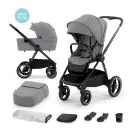 Бебешка количка Kinderkraft NEA 2в1 NEA, Platinium Grey, (15744)