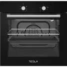 Фурна за вграждане Tesla BO300SB, 56 L, 2300W, Почистване с пара, Черен, (35930931)