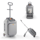 Куфар със седалка KINDERKRAFT CABBY, GREY, (35949813)