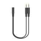 А4Tech Адаптер 3.5 mm жак женско - 2 x 3.5 mm жак мъжко, (35940099)