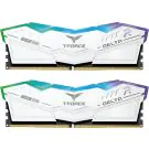 Памет Team Group T-Force Delta RGB White DDR5 32GB (2x16GB) 6000MHz CL38, (35936346)