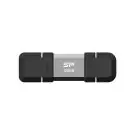 USB памет Silicon Power Mobile C51 128GB USB-A и USB Type-C (USB 3.2 Gen 1), (35937995)