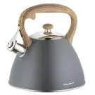 Чайник Klausberg KB 7297, 3 литра, Свирещ, Индукция, Сив инокс, (9999KB7297)