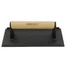 Чугунена преса за месо Kinghoff KH 1758, 21x10.8 cm, Дървена дръжка, Черен, (15713)