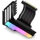 Брекет за вертикален монтаж на GPU EZDIY-FAB RGB PCIe 4.0 Riser Cable 90°, (35938916)