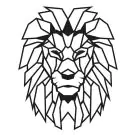 Декорация за стена Tanelorn 891TNL1179, Лъв, 50 x 40 см, Метал, Черен, (891TNL1179)