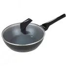 Дълбок тиган Klausberg KB 7691, 24 см, Мраморно покритие, Индукция, Черен, (35922482)