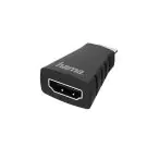 Адаптер HAMA 200347, Mini-HDMI мъжко - HDMI женско, Ultra-HD, 4K, Черен, (35934484)